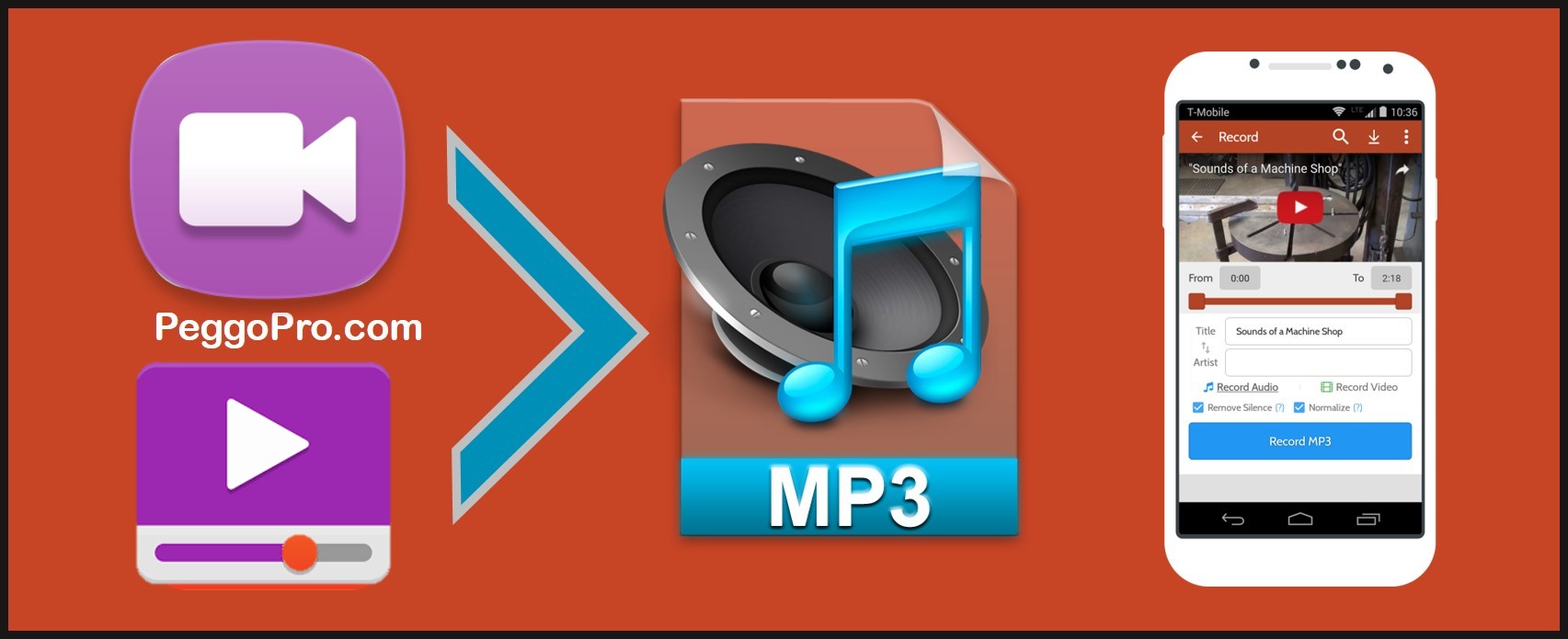 Download do APK de Peggo -  To Mp3 Converter para Android